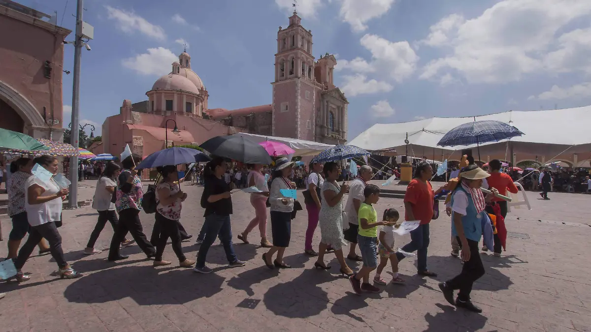 Peregrinos de Tequisquiapan cancelan salida a Victoria, Guanajuato como medida preventiva